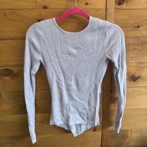 Lululemon Wrap it Back Sweater in Faint Lavender